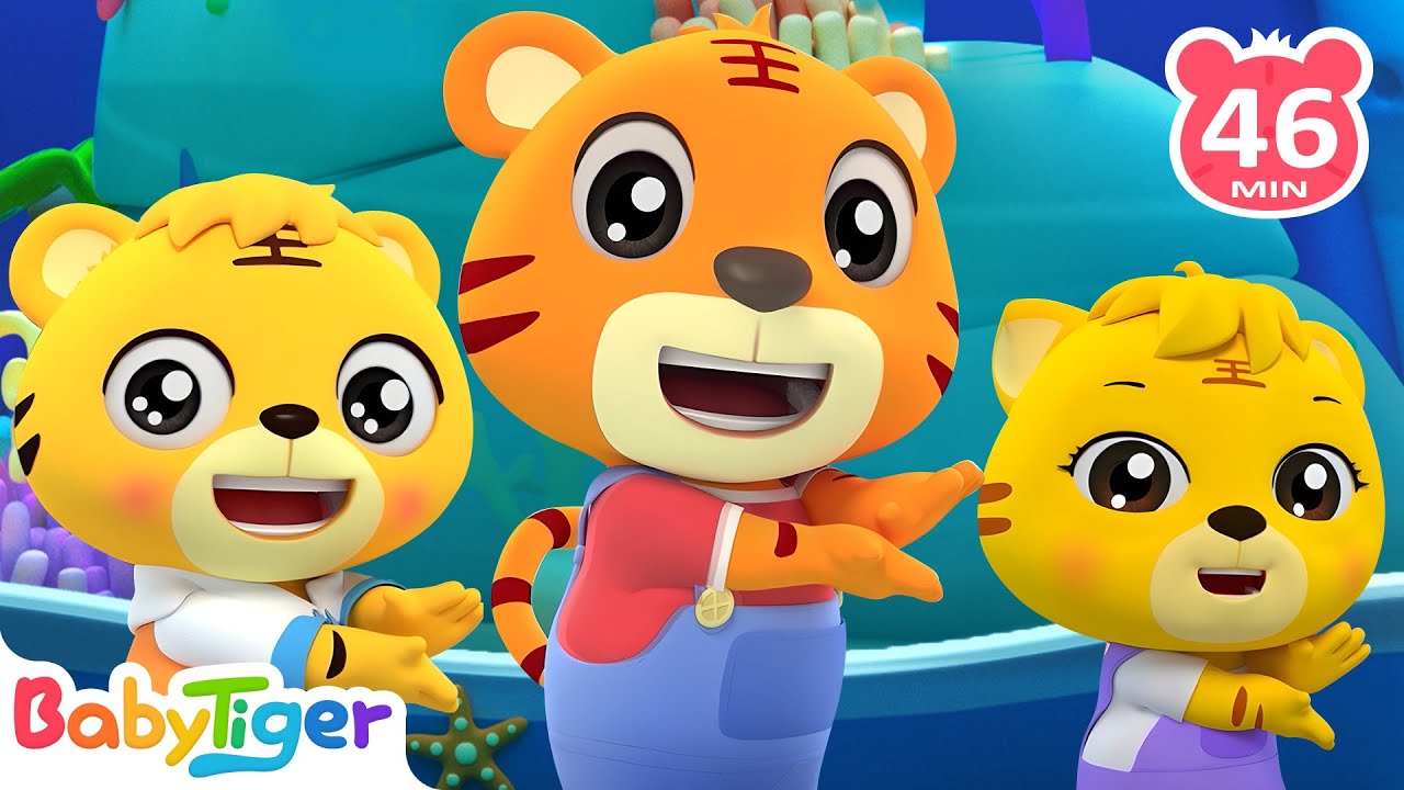 Baby Shark😀 🦈| + More Kids Songs🎶 | Nursery Rhymes | Kids Video - BabyTiger