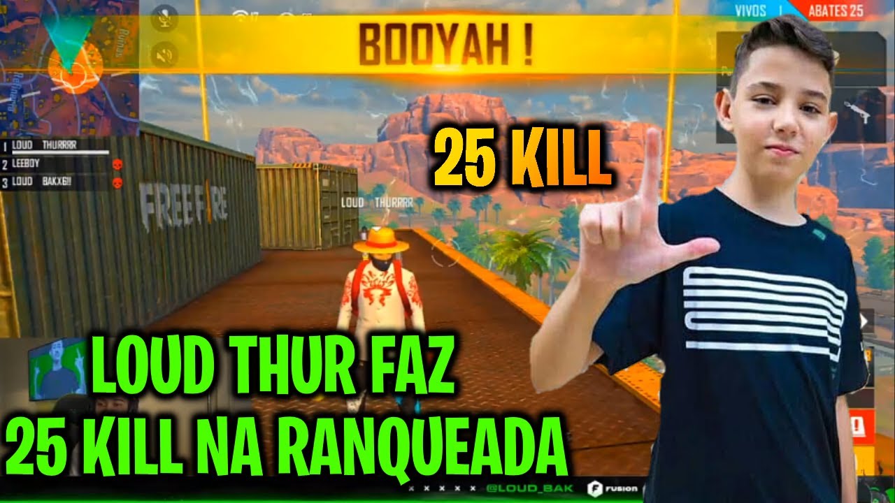 LOUD THURZIN FAZ 25 KIIL JOGANDO DE 2 AWM NA RANQUEADA E O LOUD BAK SE IMPRESSIONA!!!