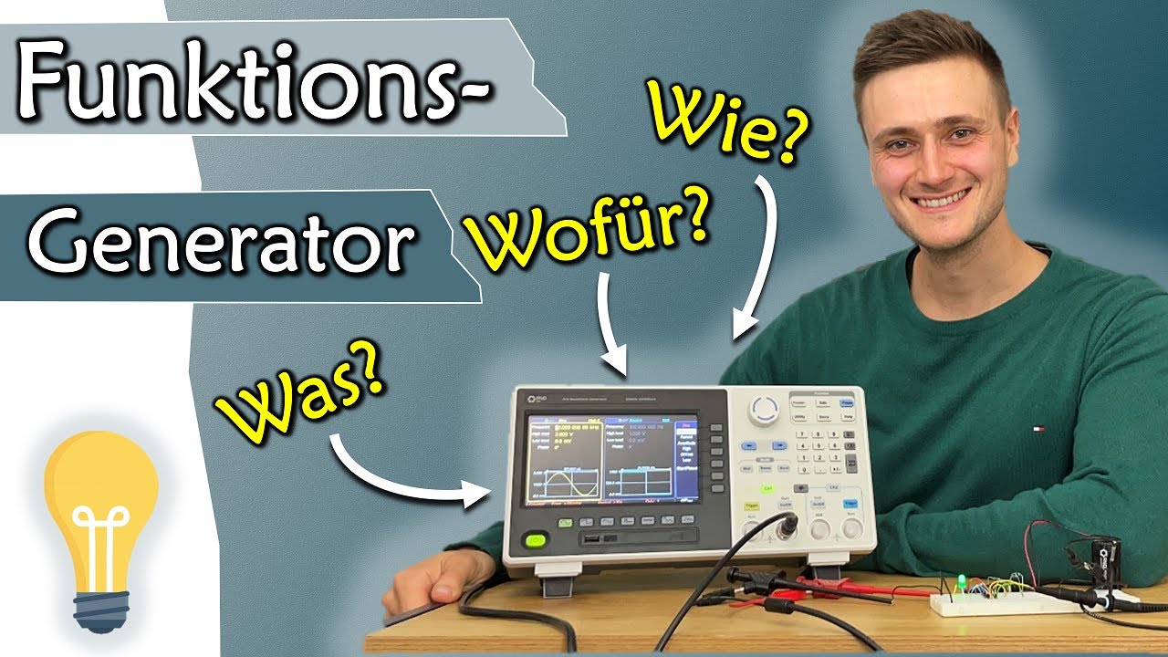 Was ist ein Funktionsgenerator und wie wird er bedient? Tutorial | Geräte #18