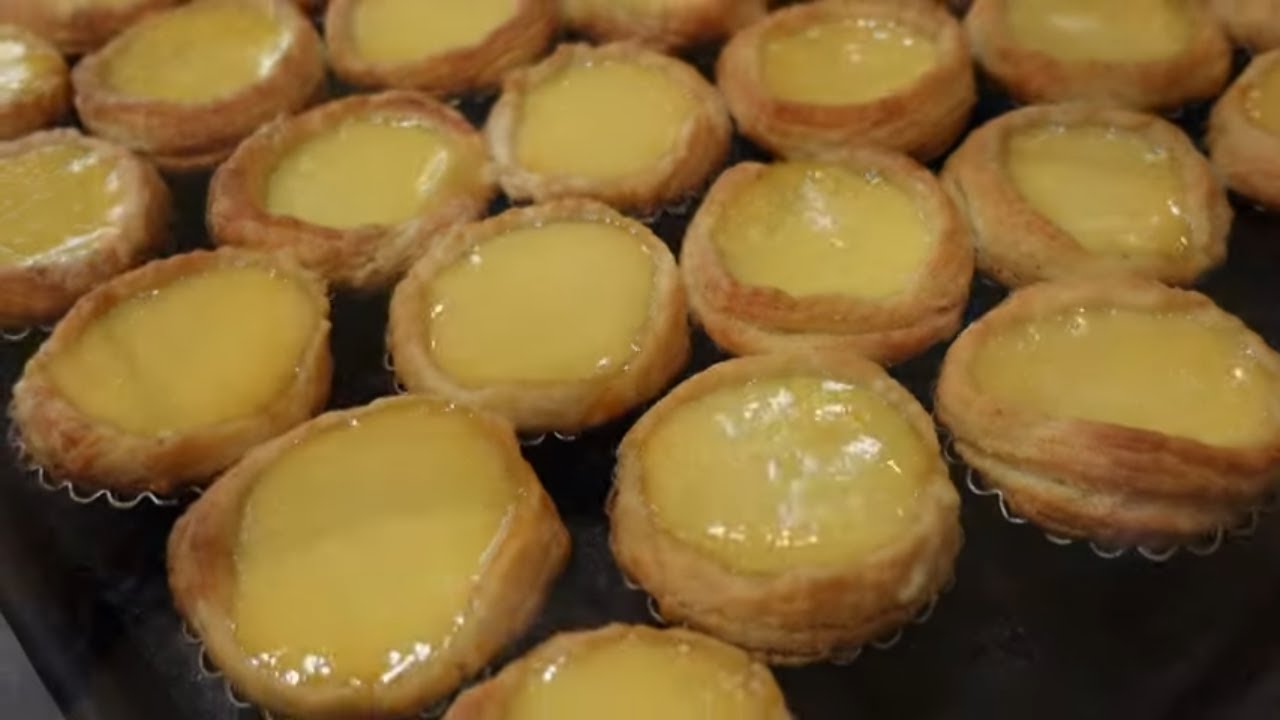 香港美食 傳統 港式 酥皮蛋撻 足本製作實錄  檀島八十多年老字號Traditional Puff Pastry Egg Tart