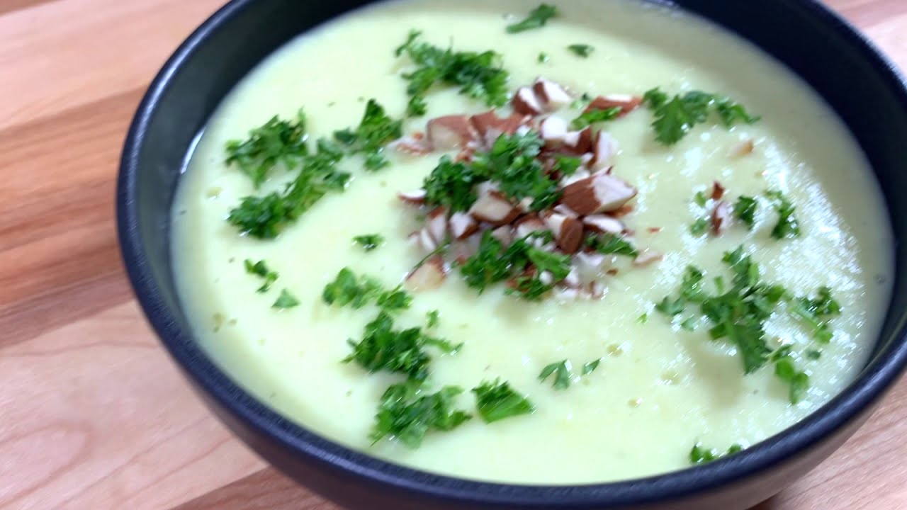 Potage au Chou-fleur et Poireau