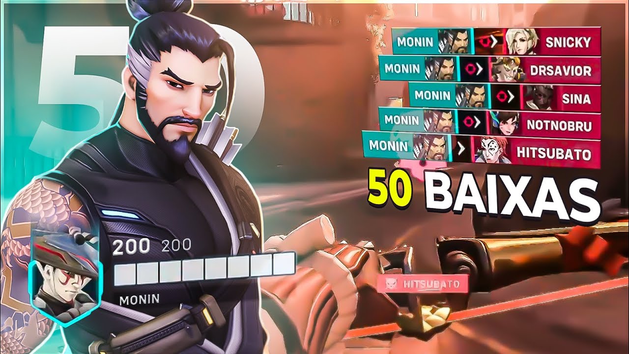 É assim que se DESTRÓI numa partida de Hanzo no Overwatch 2