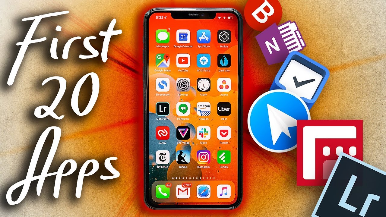 Top 20 Must Have iPhone 11 Pro Max Apps!