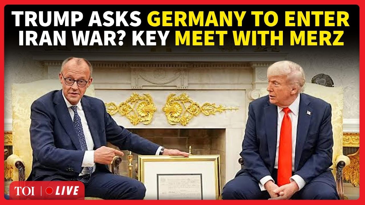 LIVE | ‘Join Or…’: Trump Holds Big Key Meeting With Friedrich Merz After US-Iran Tensions | Watch