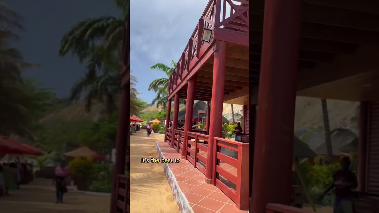 Tourism places to visit in Luanda, Angola Miradouro da Lua and Sangano Beach resort.