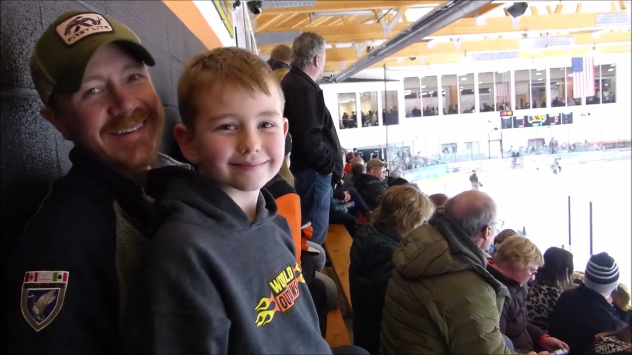 Grand Rapids Hockey vs Andover Feb 2024-And 50th Anniversary of Rapids 1974 Team-3rd Place in State