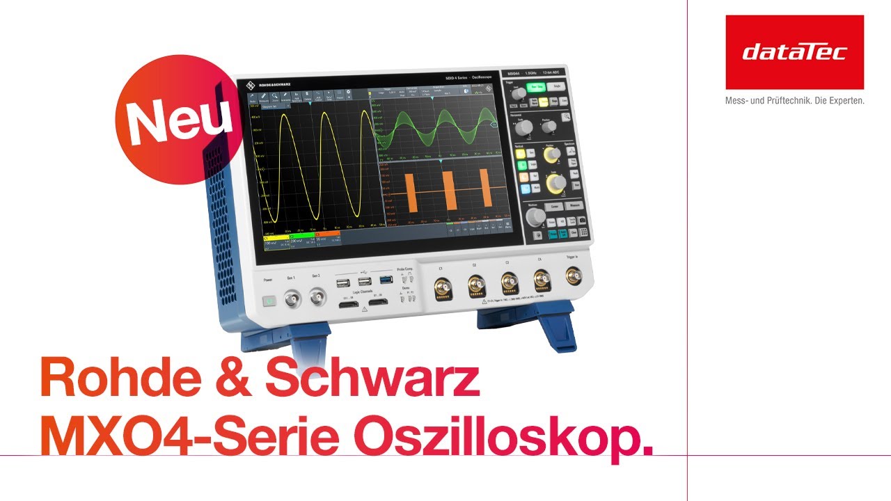 NEW: Rohde & Schwarz MXO4 - A next generation oscilloscope.