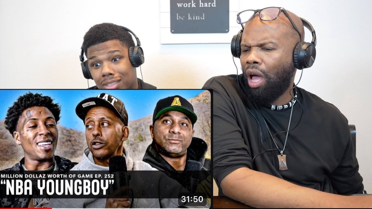 NBA YOUNGBOY: MILLION DOLLAZ WORTH OF GAME | POPS REACTION!