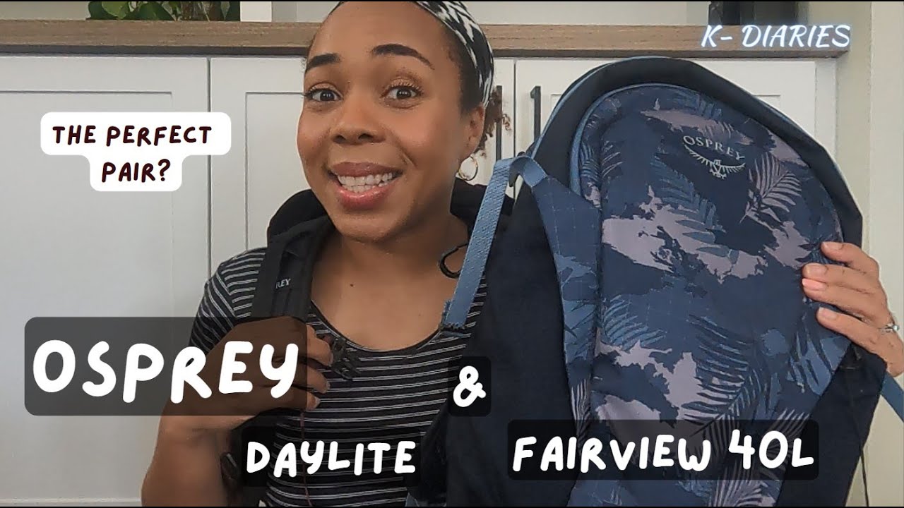 OSPREY DAYLITE WITH OSPREY FAIRVIEW 40L VS FARPOINT 55L | Korea Diaries EP 3