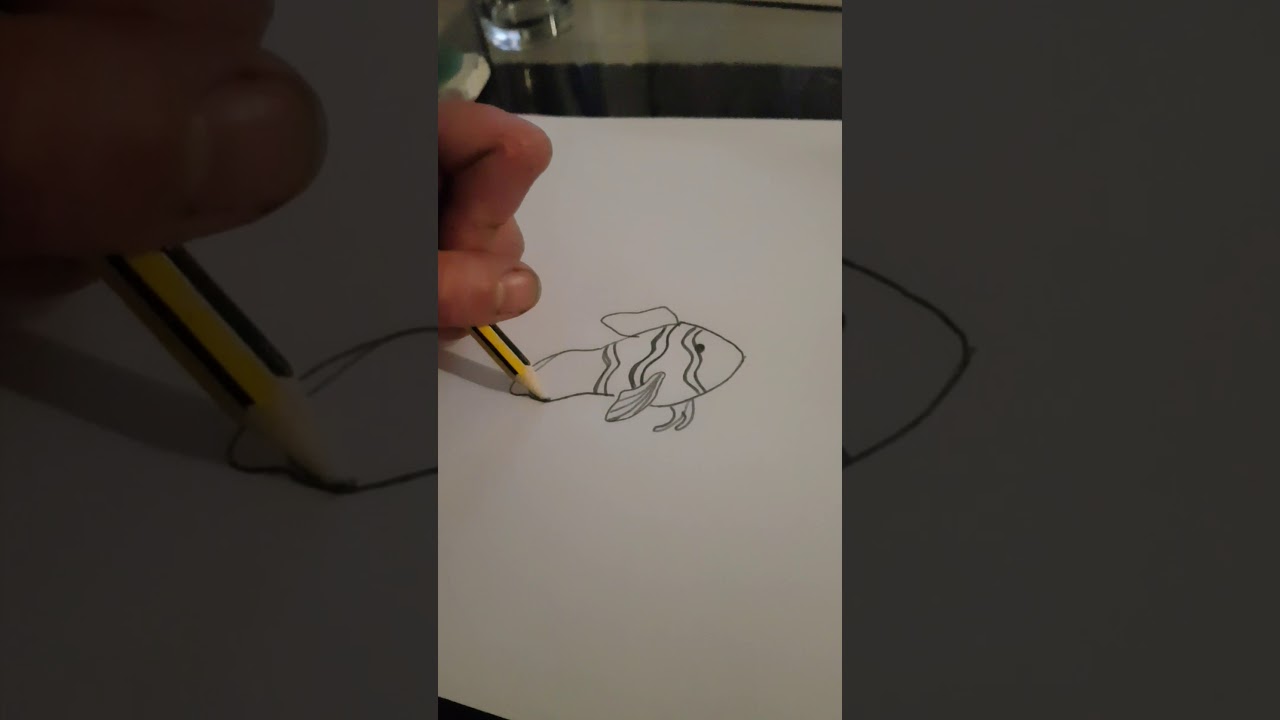 Fisch ganz einfach mal gezeichnet
