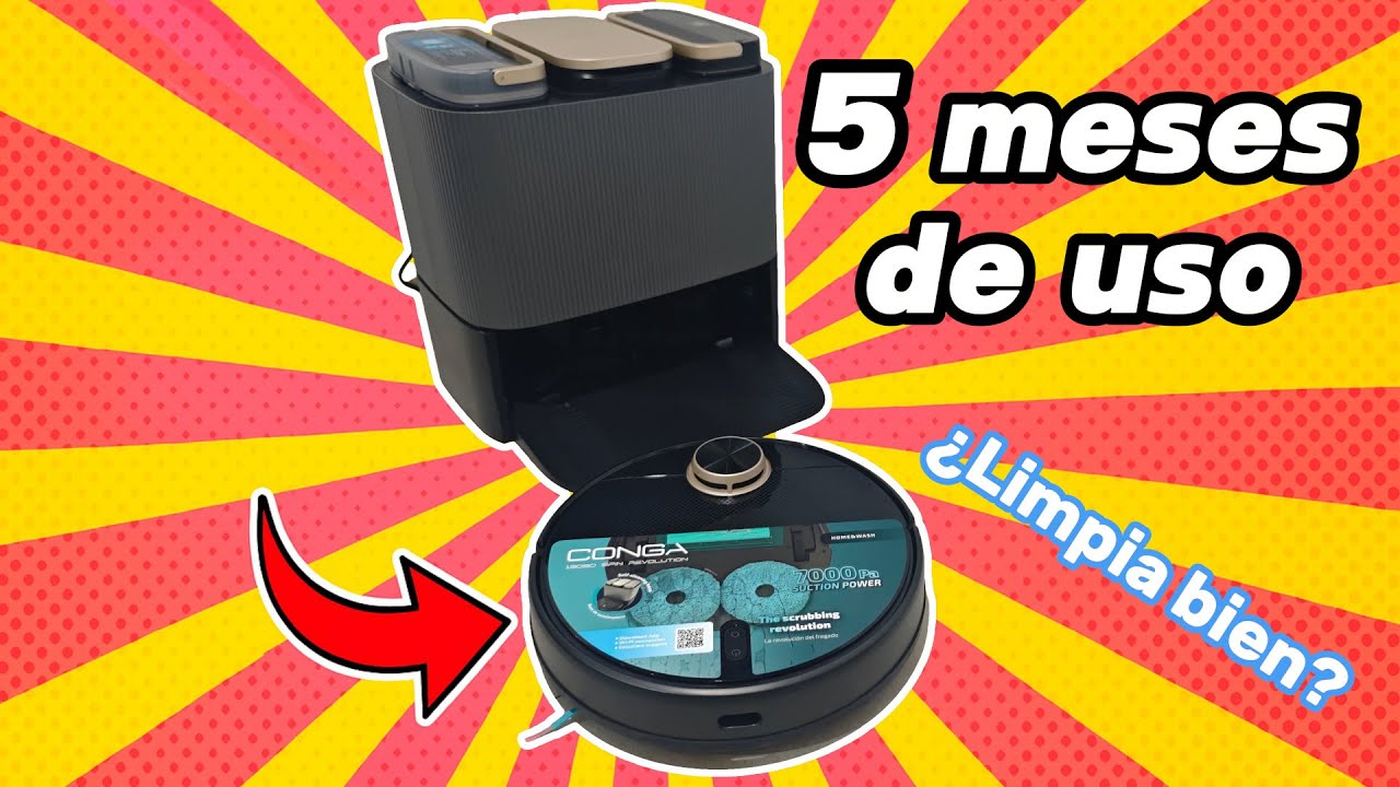Conga 13090 OPINIONES tras 5 meses de uso | &iquest;Merece la pena este robot aspirador fregador?