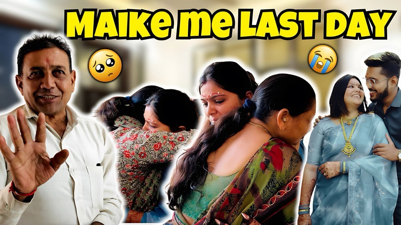 Maike Me Last Day😭 #viralipatel #vlog #wedding