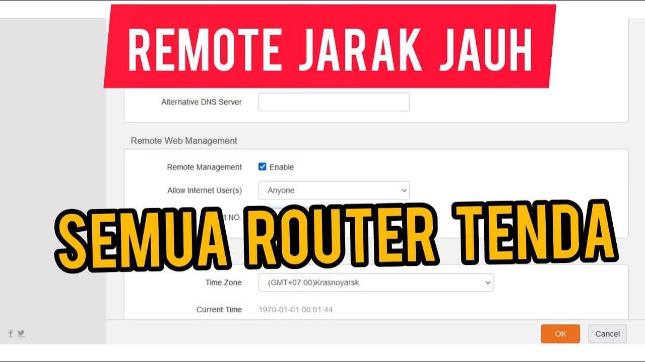 Cara  Remote Management Router Tenda