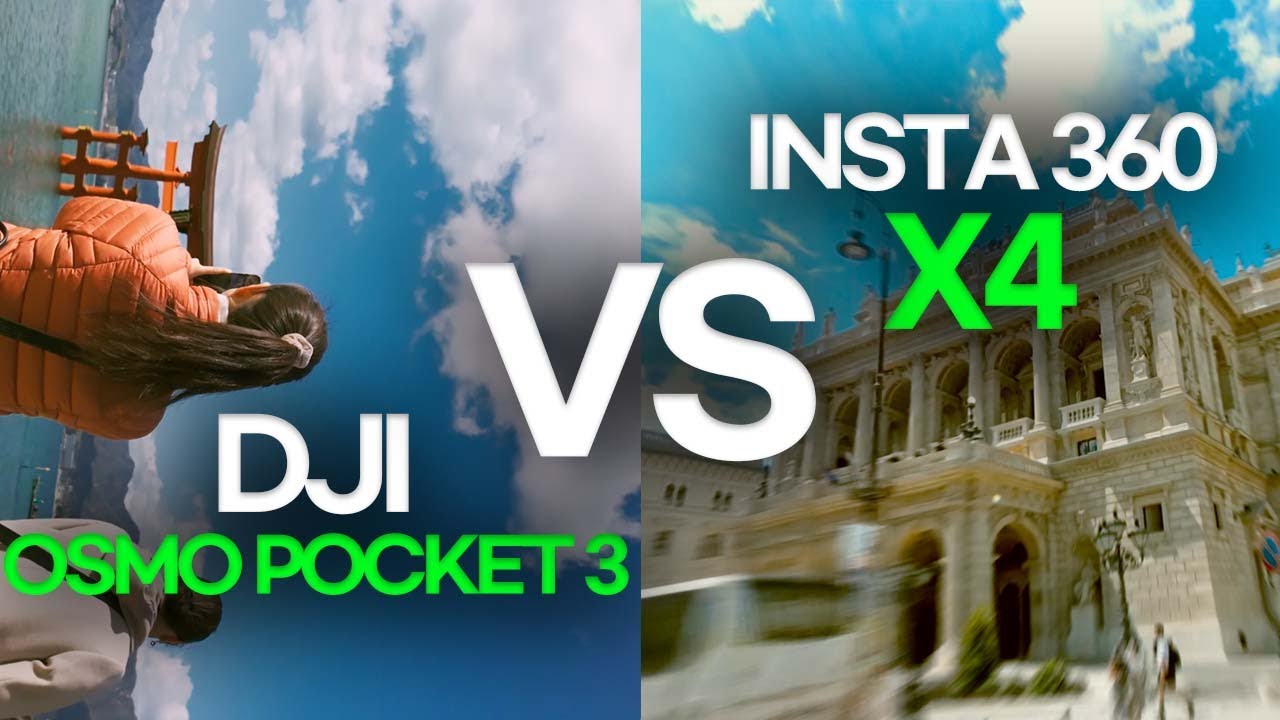 INSTA360 X4 VS DJI OSMO POCKET3 (카메라 색감/화질/AUTO촬영 비교 그리고 인스타360 X4 장점까지!)
