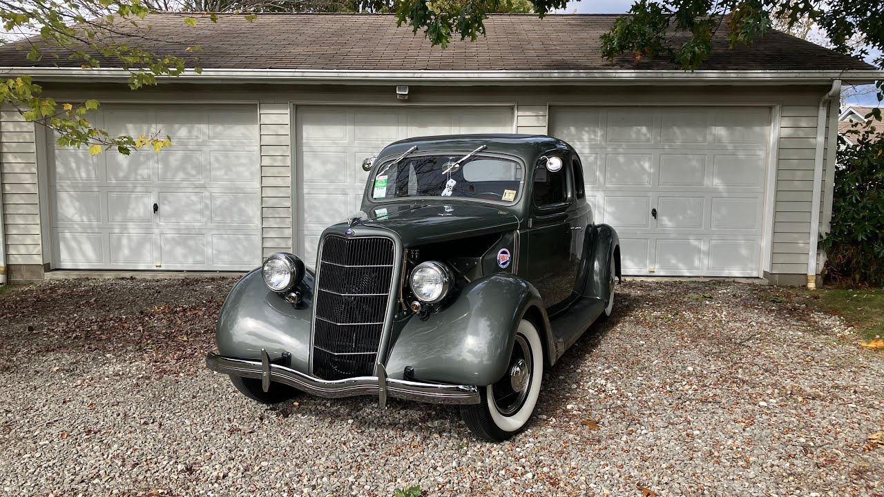 Part 3 finished installing the 2 carb intake and new radiator hoses  on our 1935 ford!