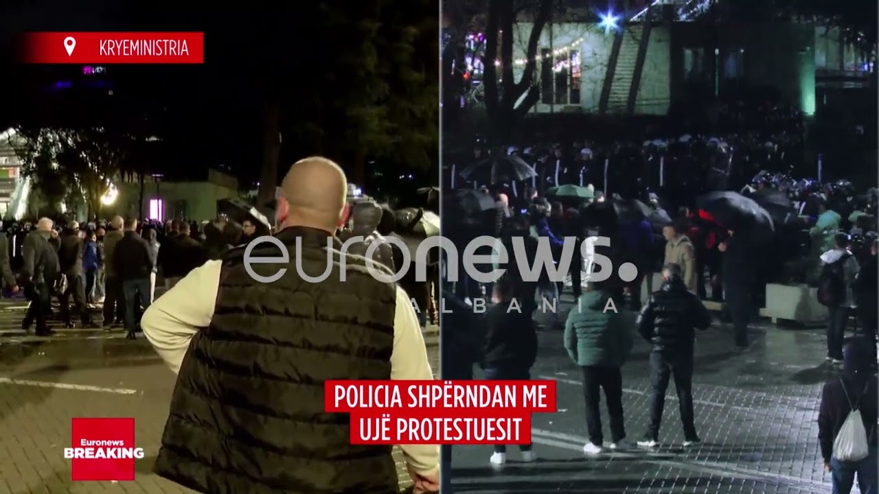 Nis marshimi drejt Kuvendit! Mema:Gaz Bardhi po drejton protestuesit që të mos përplasen me policinë