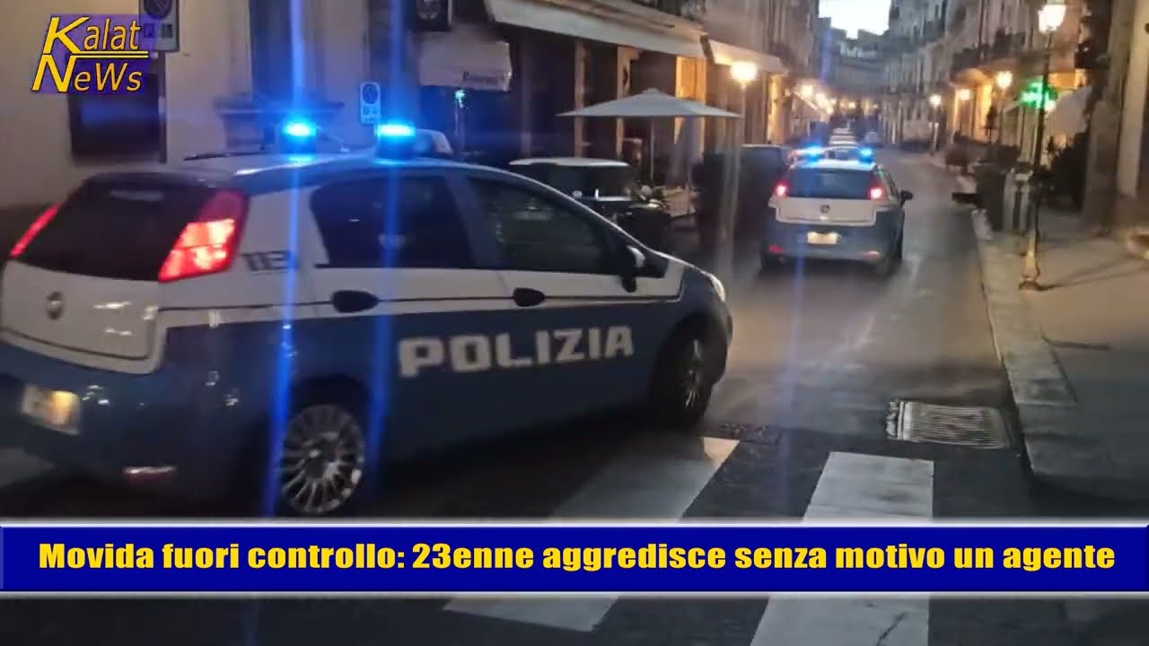 Caltagirone, Movida e controlli polizia 23enne sferra pugno a agente che prestava aiuto a ragazza