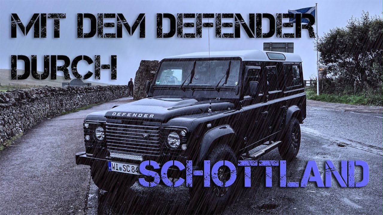 Mit dem Landrover Defender durch Schottland