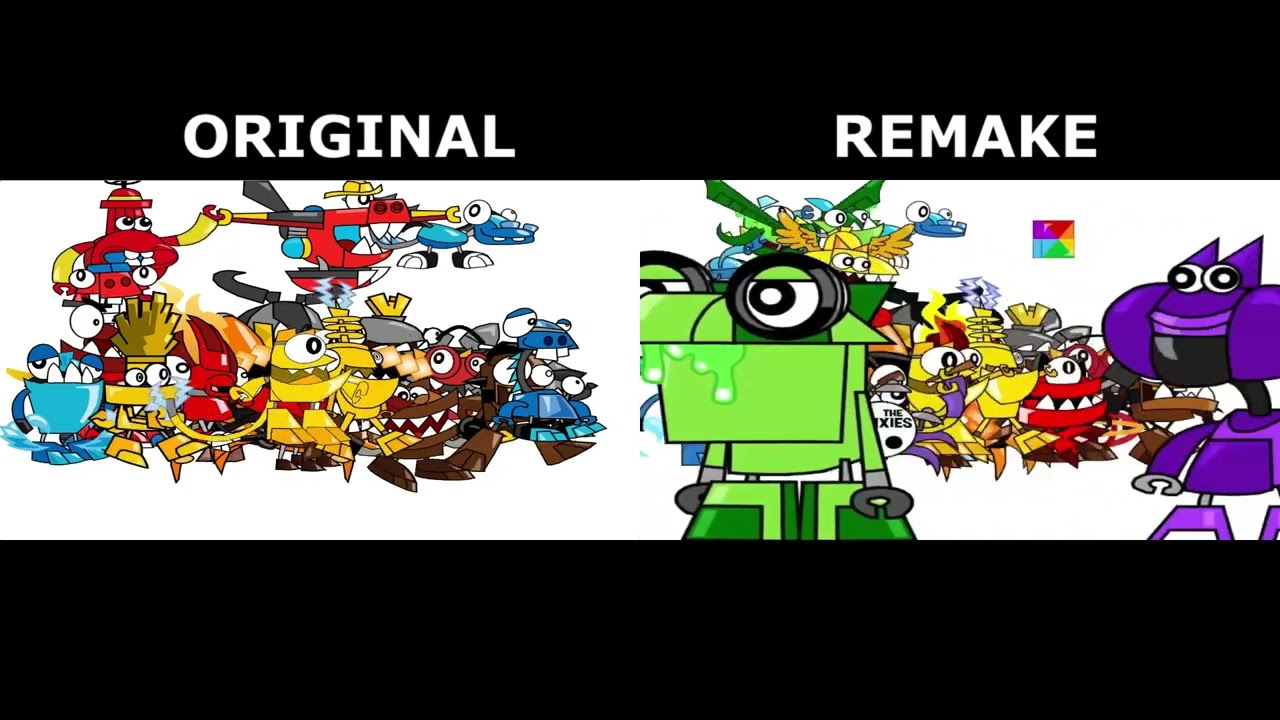 My Own Fanmade Mixels Intro Comparison! #mixels