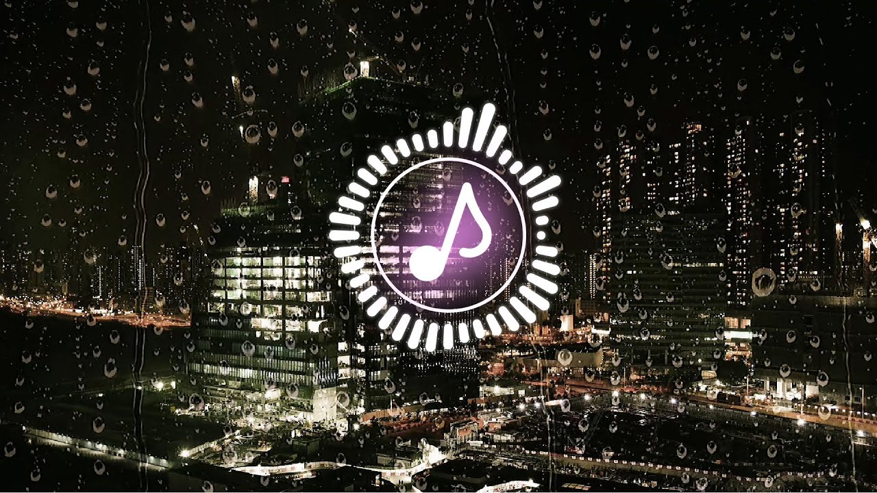 🎧Fake Window Night Rain | Urban Window View Collection Light Music Version | Projector Applicable🎧