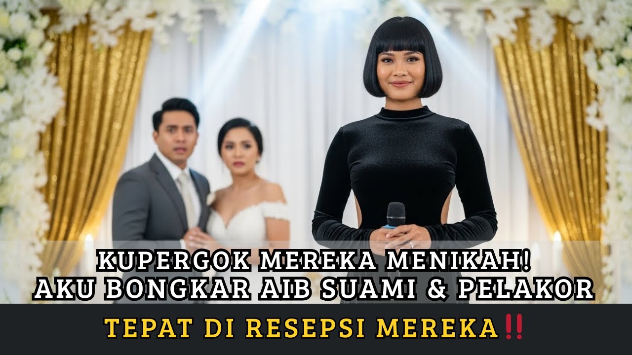 KUPERGOK MEREKA MENIKAH! Aku Bongkar Aib Suami & Pelakor Tepat di Resepsi Mereka‼️