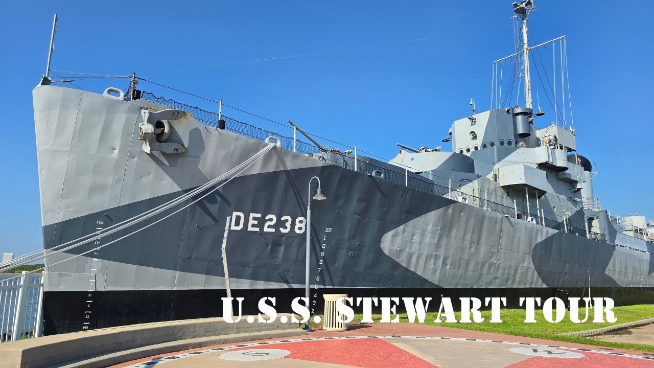 U.S.S. Stewart Tour.  See Every Part of The Ship.