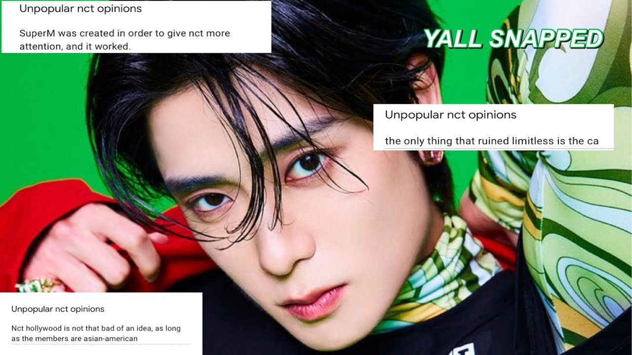 responding to YOUR unpopular nct opinions..gets interesting