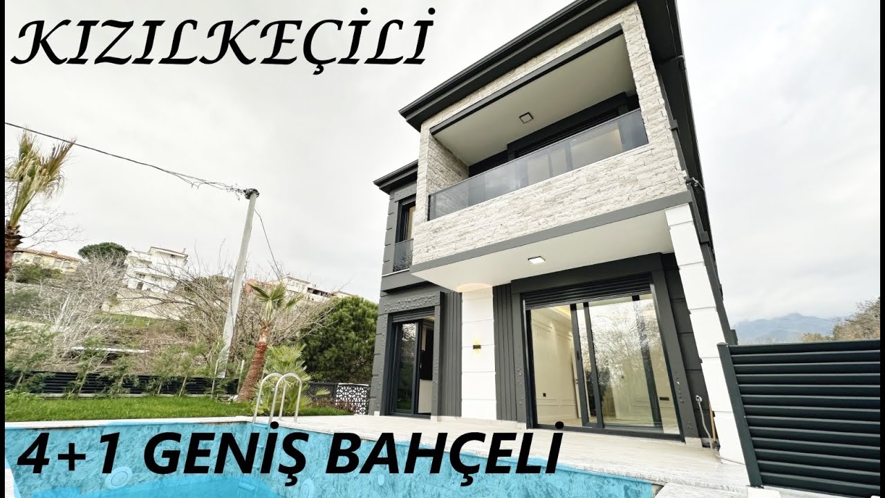 BAHÇENİN VİLLASI VAR! BALIKESİR EDREMİT KIZILKEÇİLİ'DE GENİŞ BAHÇELİ 4+1 HAVUZLU SATILIK VİLLA NO 33