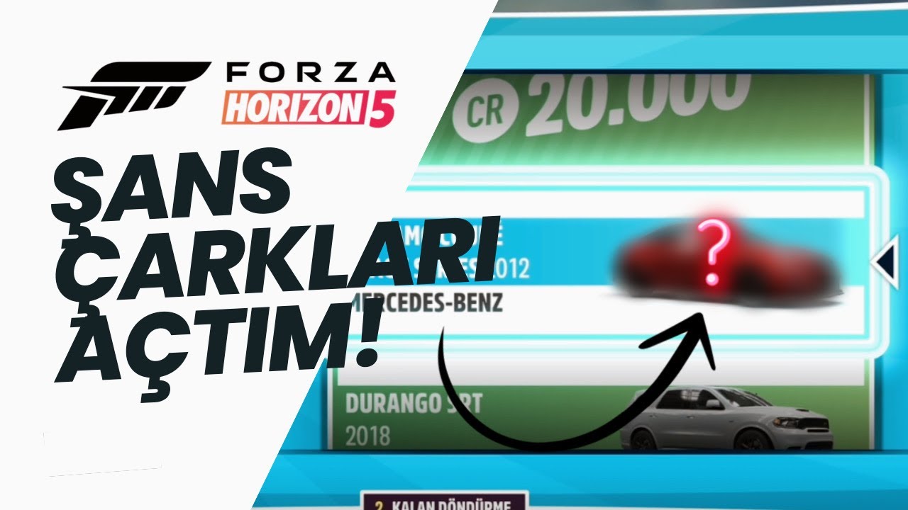MERCEDES Mİ?/ Forza Horizon 5&rsquo;de 40+ Şans &Ccedil;arkı A&ccedil;tım!?/ Şansımız Yaver Gitti mi?