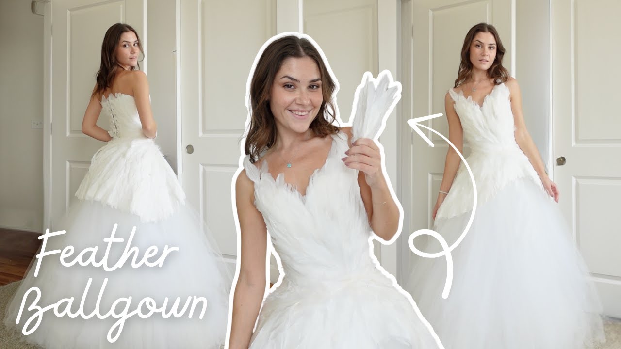 I Made a Ballgown Out of Feathers!