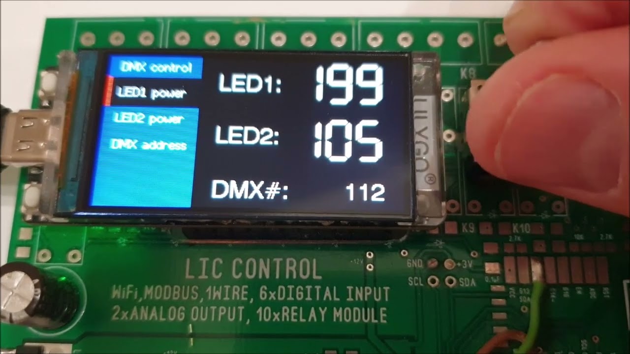 T-Display ESP32 + Rotary Encoder
