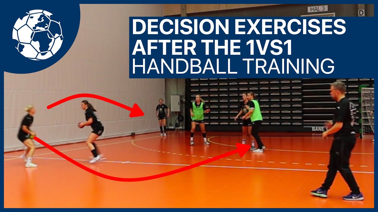 2 Decision Exercises after the 1vs1 - Handballtraining Petersen SHEA | Handball inspires