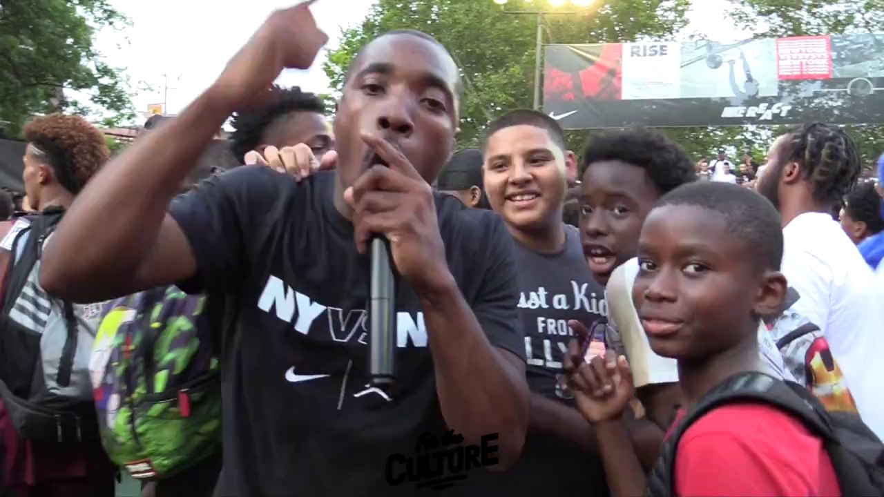 DYCKMAN PARK ON TILT FOR HS GAME OF THE SUMMER! Isaiah Washington, Hamidou Diallo, Jelly Fam
