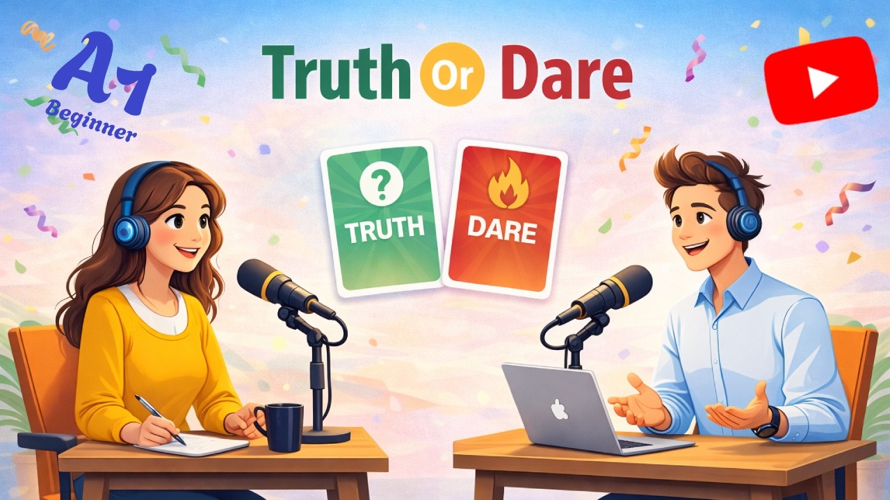 Truth Or Dare | Speak English Easy With Podcast (A1-A2) | Easy Conversation for Beginners