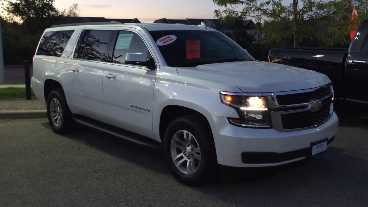 2016 Chevrolet Suburban LT 4WD Iridescent Pearl Tricoat Roy Nichols Motors Courtice ON