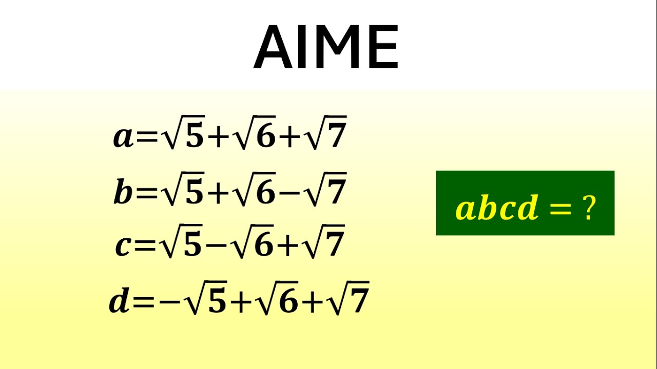 Can You Crack This Radical Math Puzzle? | AIME