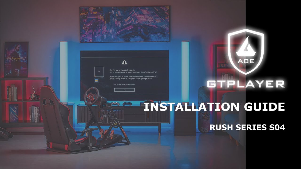 GTPLAYER RACING WHEEL STAND GTS04 Installation Guide🛠