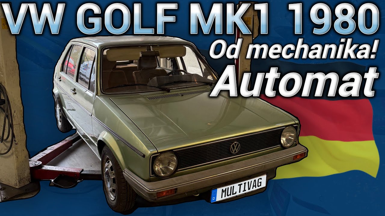 45-letni VW Golf MK 1 jak nowy?! Automat, 1.6 benzyna &ndash; Oldtimer z Niemiec? Warto? Od Mechanika?!