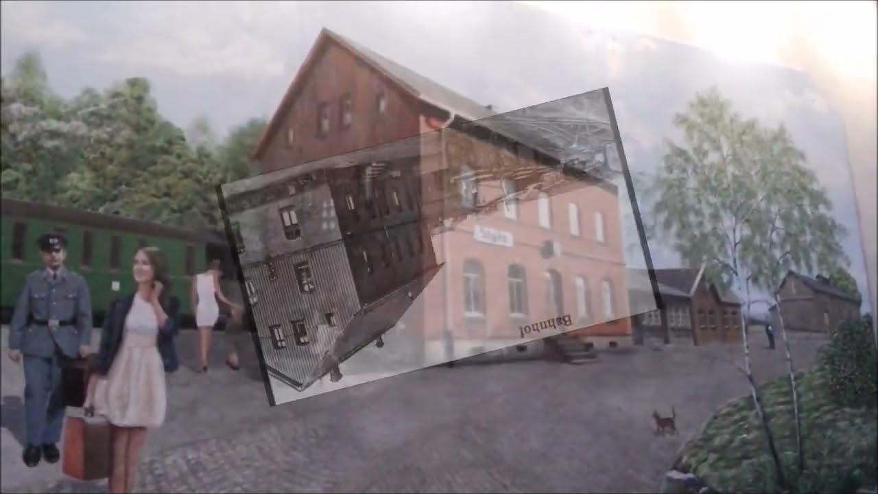 ehem. Bahnhof Sayda der stillgelegten Schmalspurbahn von Mulda Dorfchemnitz