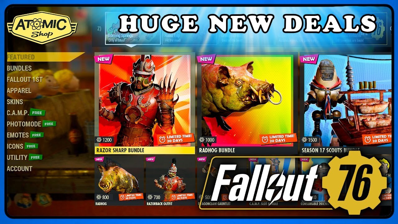 Fallout 76: New Pet, Emotes and More - Atomic Shop Update: 02 December 2025.