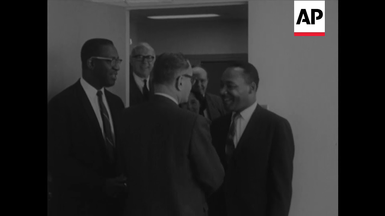RALPH BUNCHE WELCOMES MARTIN LUTHER KING, JR - 1967