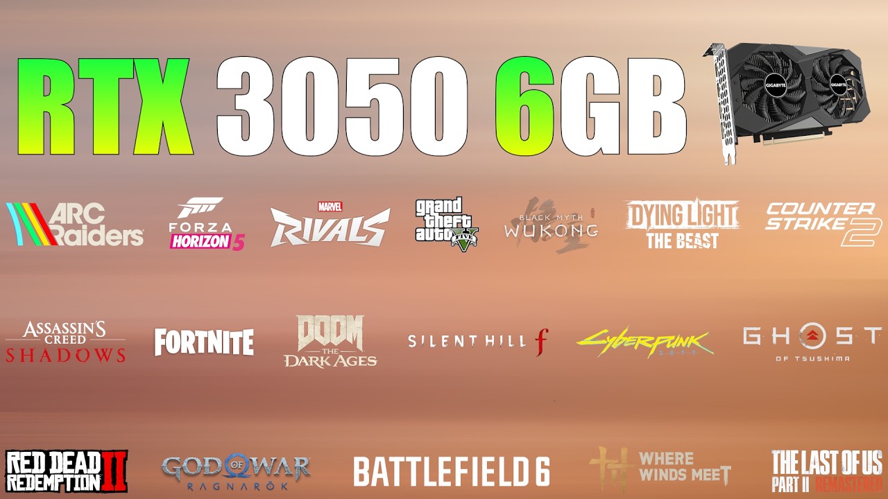 RTX 3050 6GB - The Best Low Power GPU in 2026? Full Gaming Test