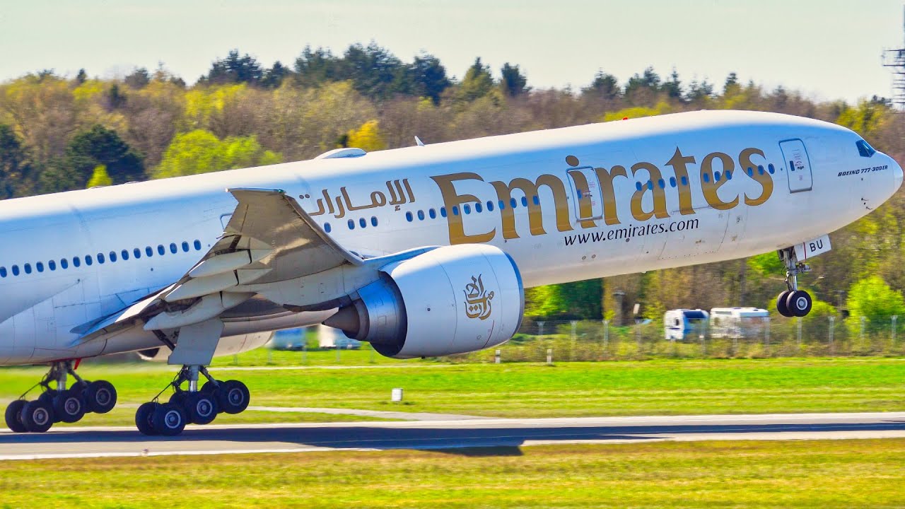 16 MINS Close Up Takeoffs & Landings at HAM | 4K | Hamburg Airport Plane Spotting (2022)