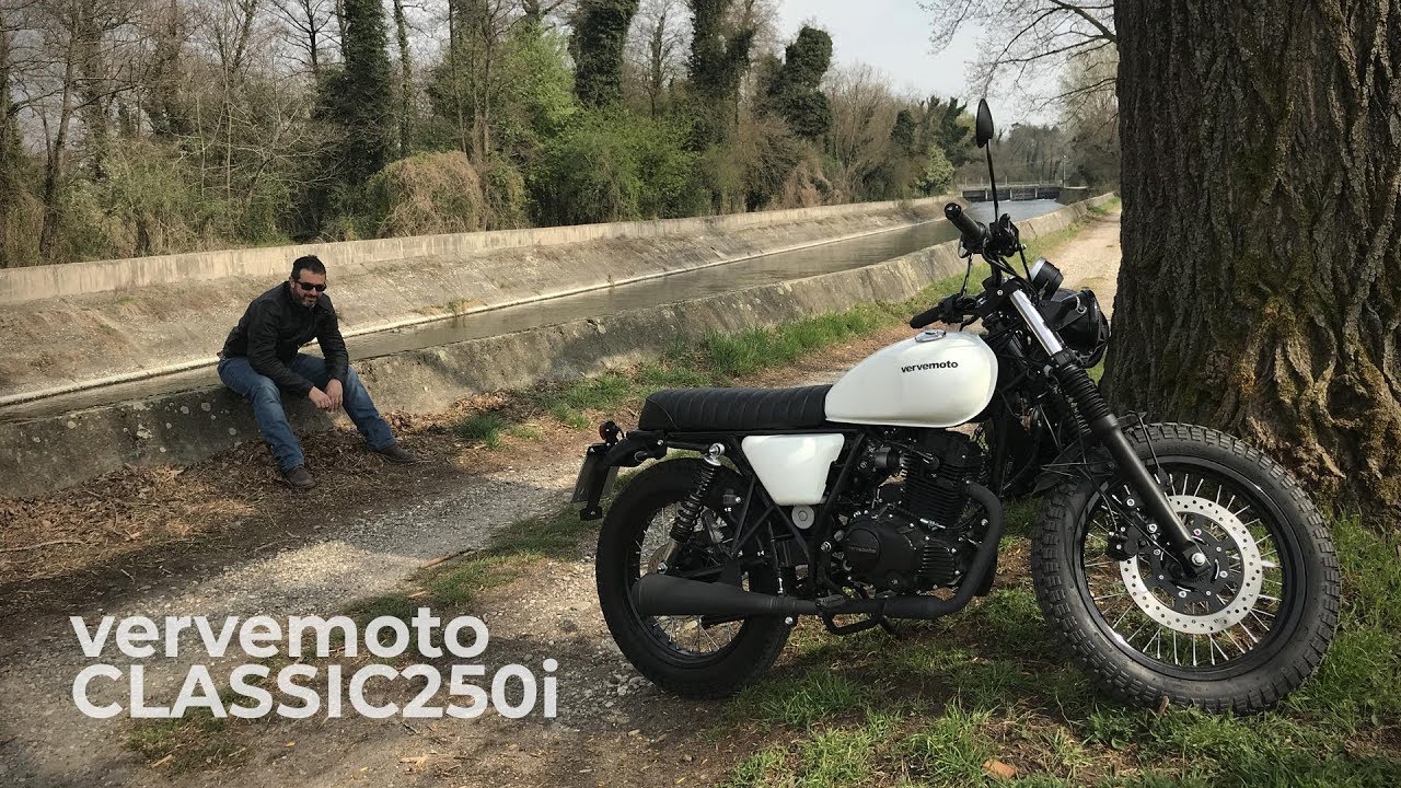 VERVE MOTO CLASSIC S 250 - una brat style a pochi euro