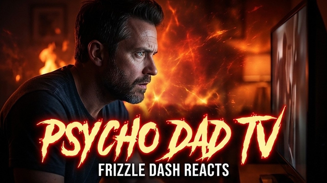 Frizzle Dash Reacts to Psycho Dad on TV