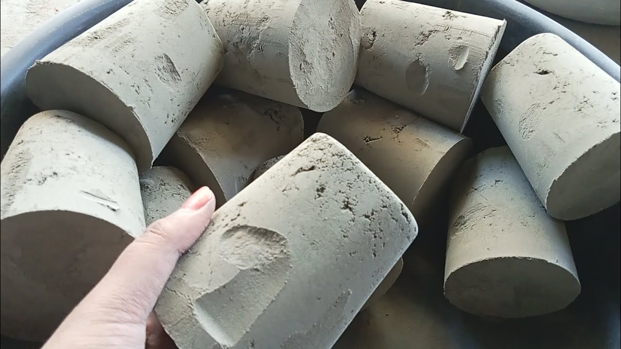 Pure cement glasses soft snappy crumbling 😍 Satisfying video|Asmr puppys