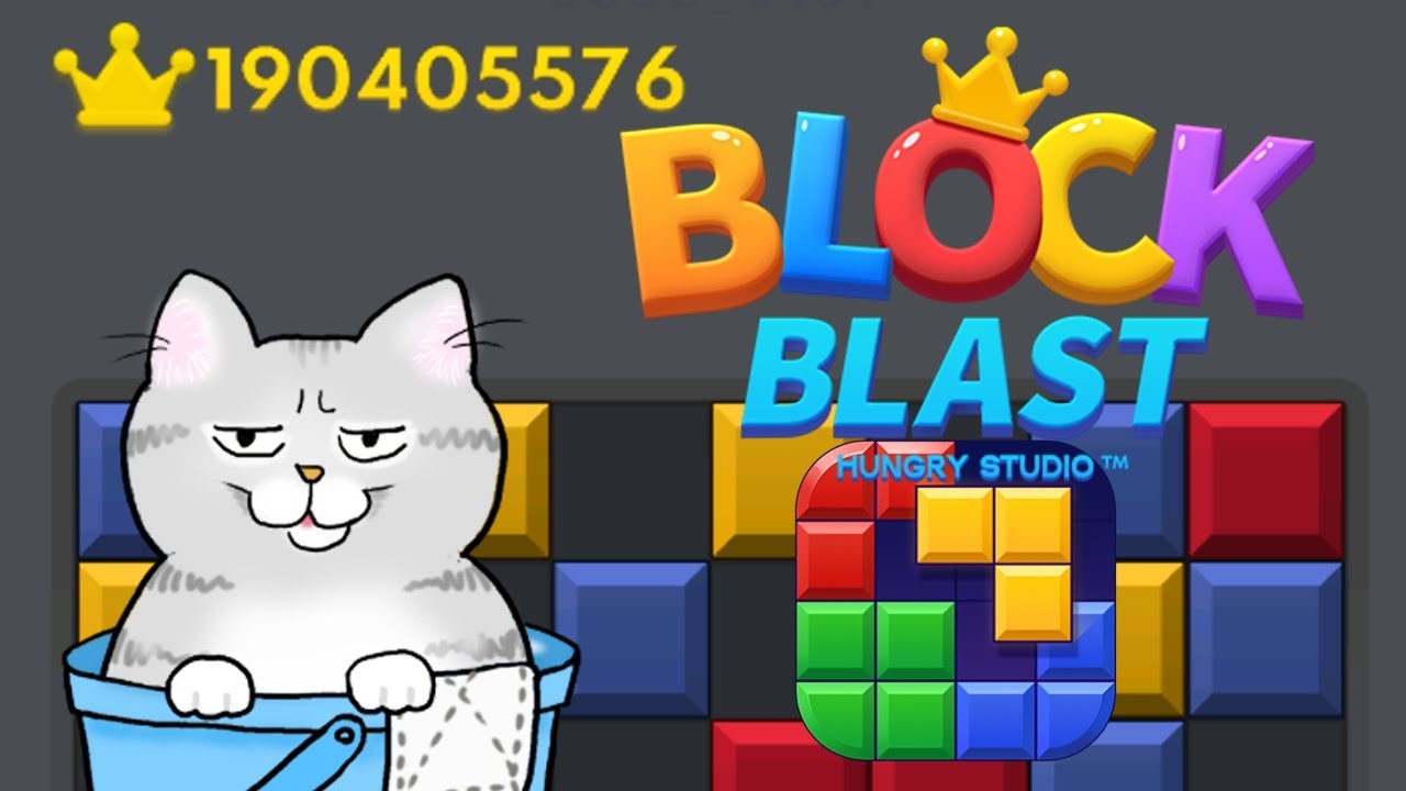 夜中にブロック遊びをする猫の配信！ #ブロックブラスト #BlockBlast #HungryStudio #Shorts
