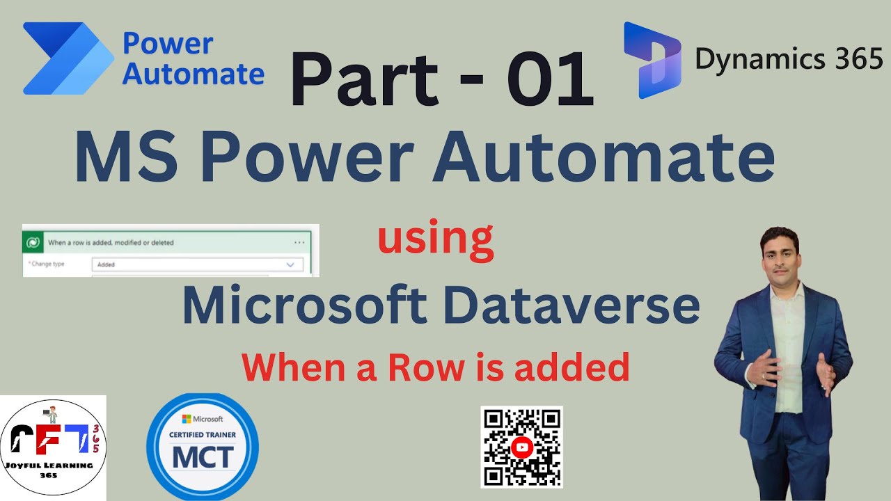 MS Power Automate using Microsoft Dataverse when a row is added [Part-01] #PowerAutomate #msfllows