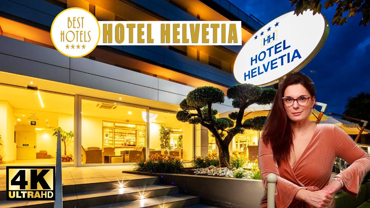 Best Hotel in Lignano Sabbiadoro, Italy - Hotel Helvetia****  Walking Tour 4k