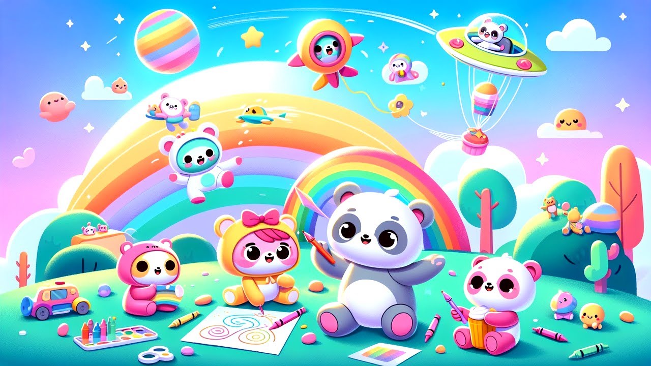 🌈😊😡😢 Pandada & Friends: Learn to Express Anger, Sadness & Joy — Breathe & Create! 🎨